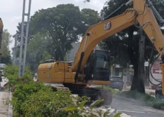 Inició la rehabilitación de la Calzada Melchor Ocampo en Tula; tome sus precauciones al transitar por el lugar