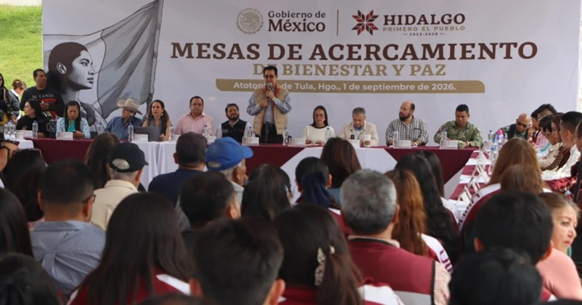Gobierno de territorio llega a Atotonilco de Tula