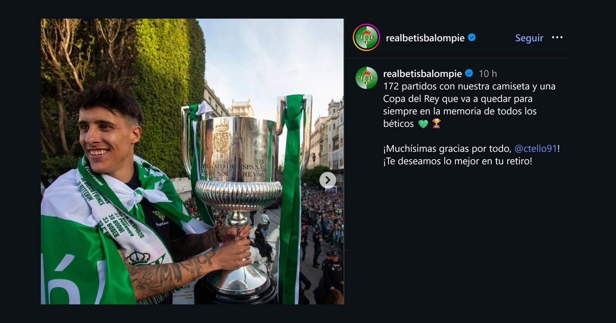 Cristian Tello anunció su retiro