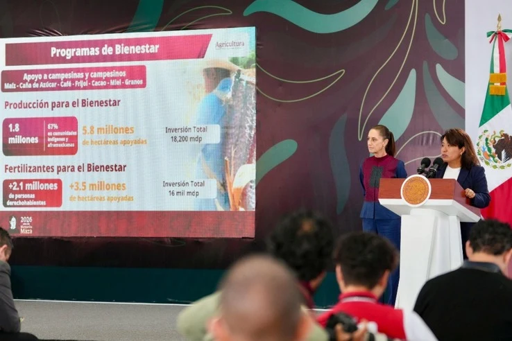 Programas para el Bienestar del Campo se entregan a 13 millones de productoras y productores en 2 mil 470 municipios del país en beneficio de la soberanía alimentaria