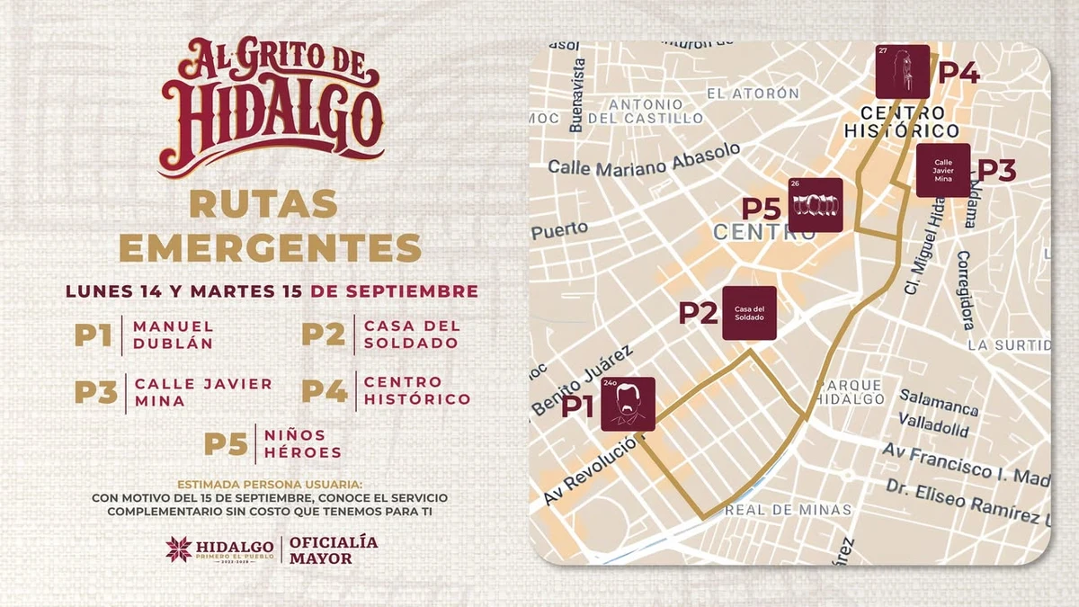Anuncia la Secretaría de Movilidad y Transporte Plan operativo para las fiestas patrias 2026