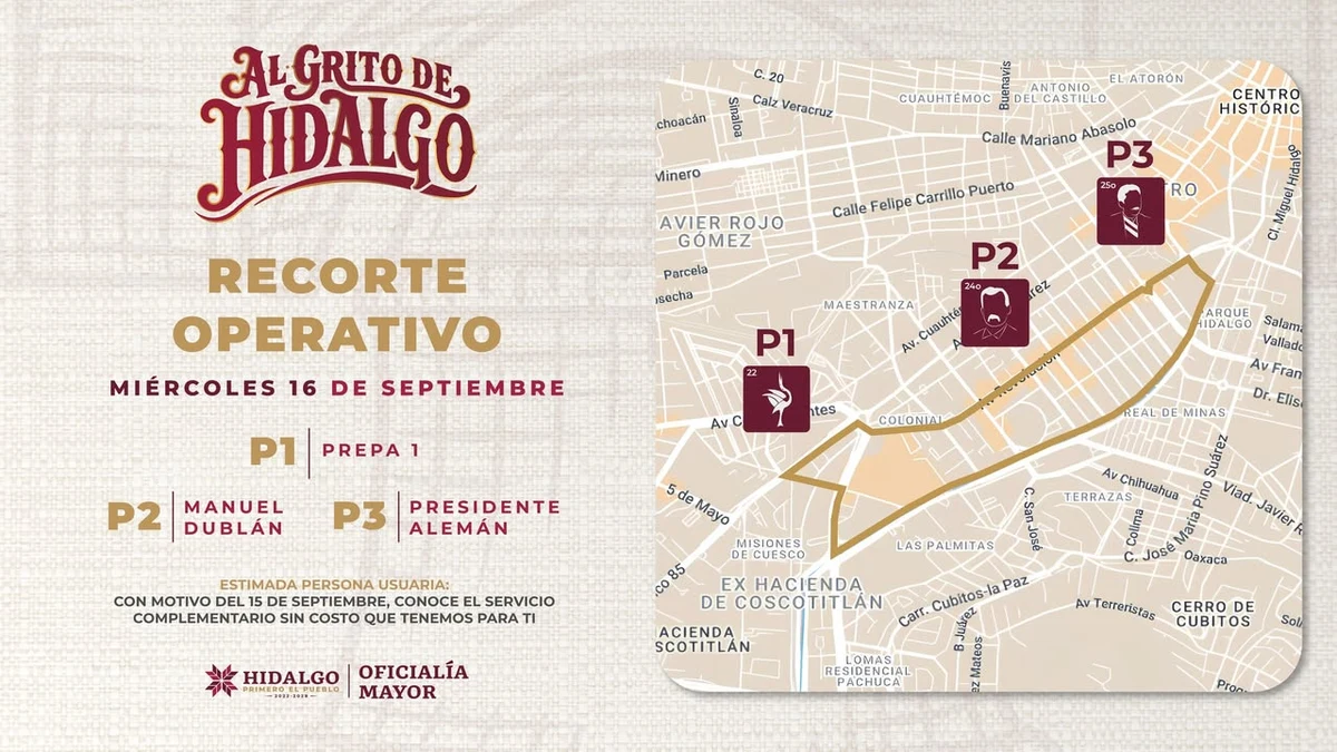 Anuncia la Secretaría de Movilidad y Transporte Plan operativo para las fiestas patrias 2026