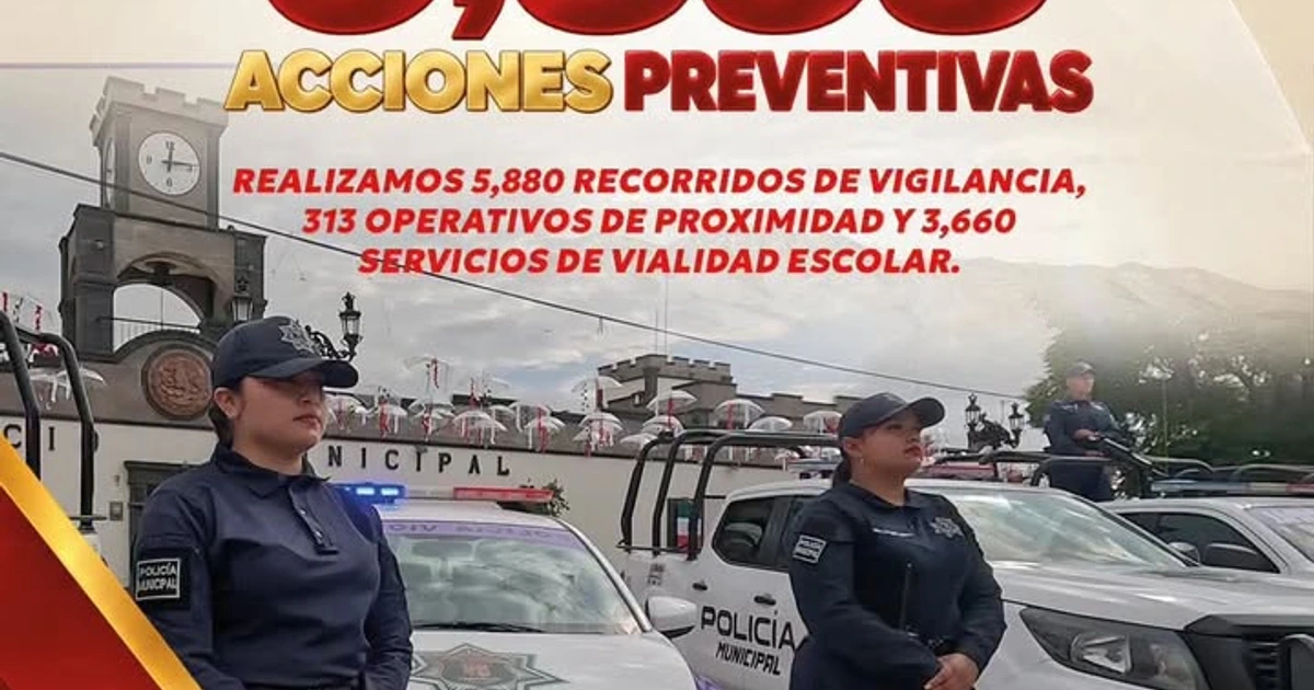 Para Tepetitlan la seguridad se construye todos los días, con presencia, prevención y cercanía con nuestra gente. 🚔🛡️