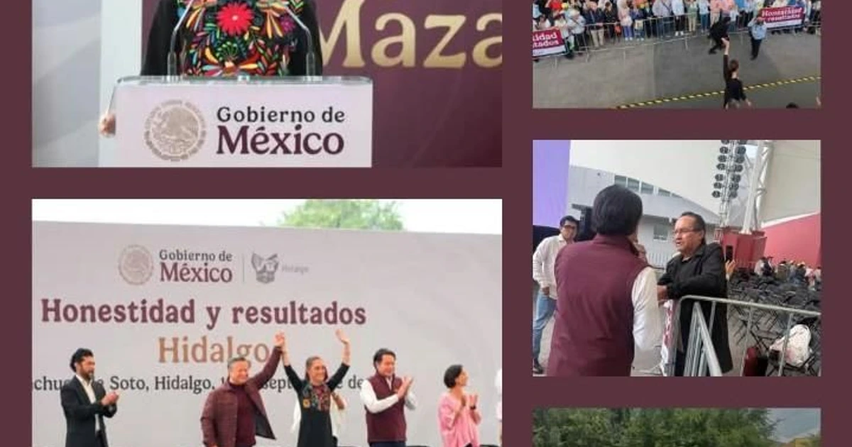 Fuimos testigos de un ejercicio ejemplar de transparencia y rendición de cuentas en Pachuca. Con orgullo acompañamos a nuestra Presidenta, la Dra. Claudia Sheinbaum Pardo , en la presentación de su Informe de Gobierno.