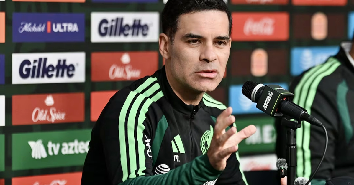 Rafael Márquez en conferencia de prensa, previo a su debut como DT de la Selección Mexicana ante Colombia - Foto: Imago7