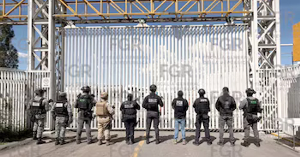 La FGR y autoridades estatales informaron sobre un decomiso histórico en Guanajuato. Crédito: FGR