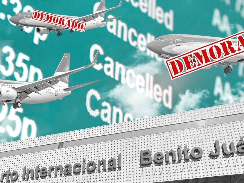 El estatus de los vuelos en el AICM son actualizados en tiempo real (Infobae)
