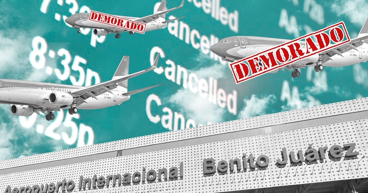 El estatus de los vuelos en el AICM son actualizados en tiempo real (Infobae)