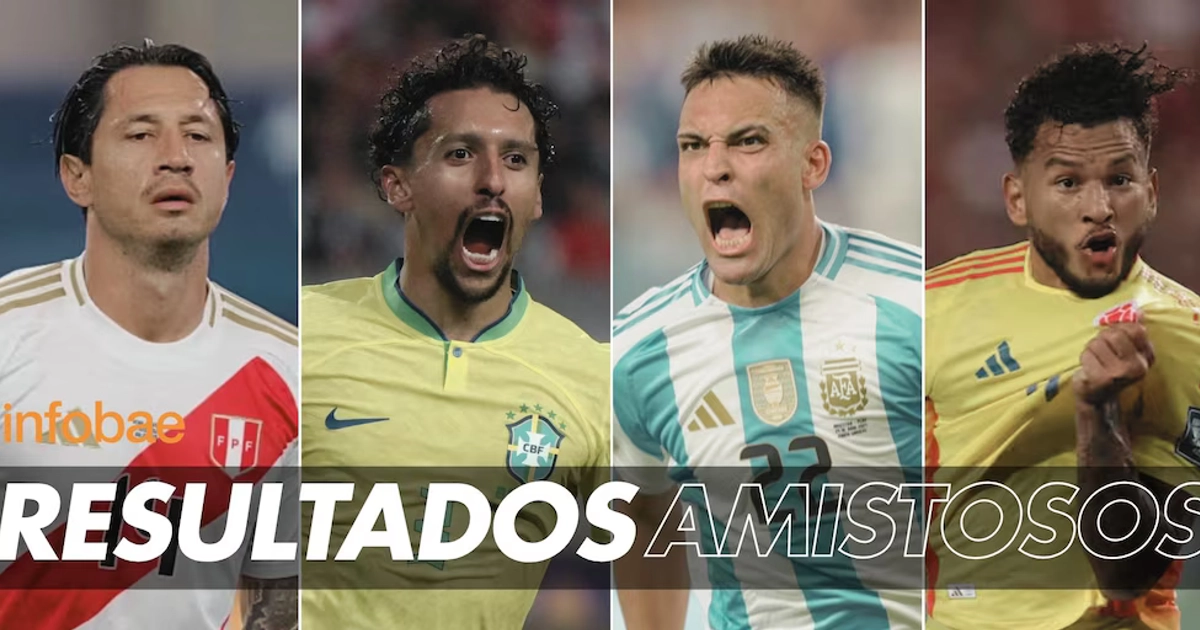 Resultados de amistosos por fecha FIFA de la segunda jornada.