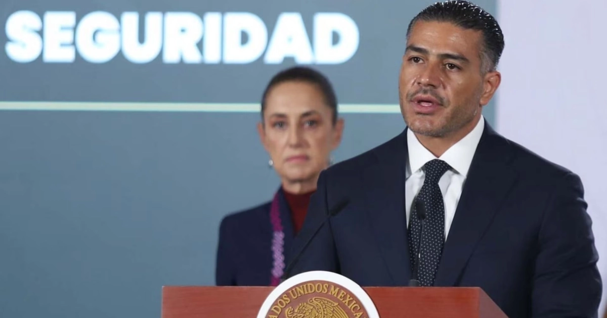 Omar García Harfuch indicó que las autoridades federales han asegurado más de 30 mil armas de fuego en México desde octubre de 2024 hasta julio de 2026. Crédito: Especial