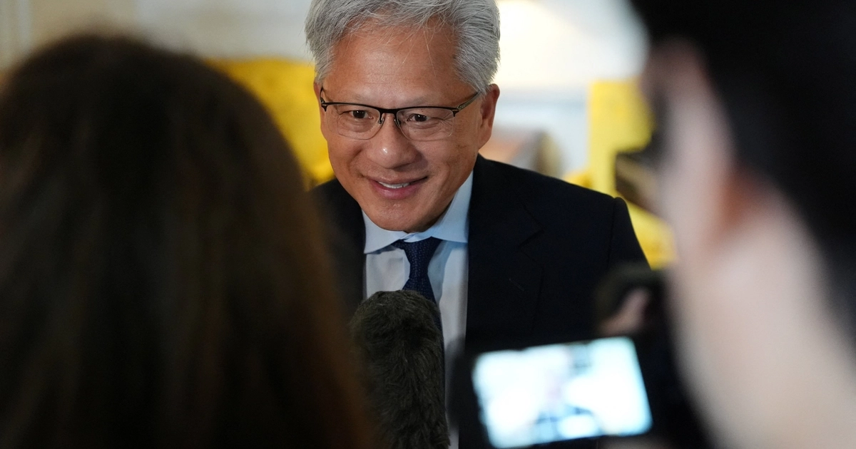 Para Huang, la IA no necesita regulación para su desarrollo. Jonathan Brady/Pool via REUTERS