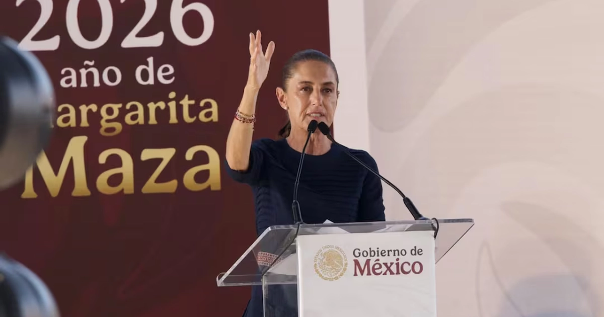 Claudia Sheinbaum durante el informe Honestidad y Resultados en Tijuana, Baja California, el 19 de septiembre de 2026. Foto: Aimee Melo/ EL UNIVERSAL