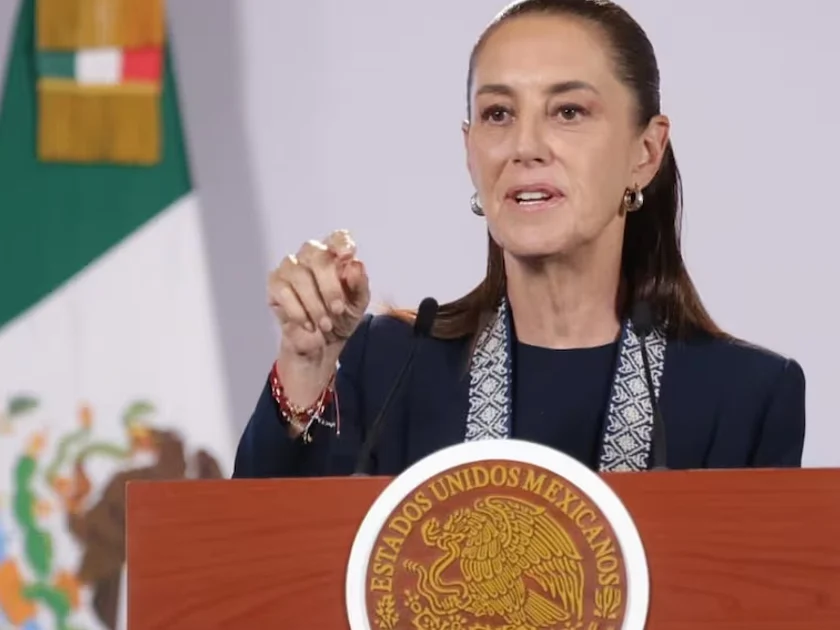 La presidenta Claudia Sheinbaum en la “Mañanera del Pueblo” del 21 de septiembre de 2026 en Palacio Nacional.