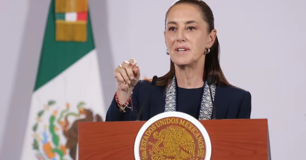 La presidenta Claudia Sheinbaum en la “Mañanera del Pueblo” del 21 de septiembre de 2026 en Palacio Nacional.