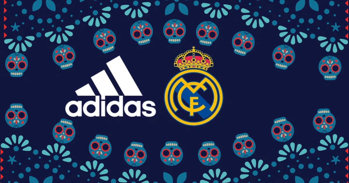 La marca deportiva alemana y el club español enfrentan cuestionamientos en plataformas digitales tras filtrarse una supuesta colección inspirada en la festividad tradicional mexicana. Foto: El Universal