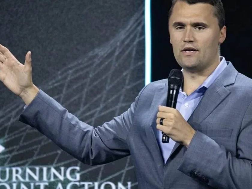 Fotografía de archivo del fundador y presidente de Turning Point Action, Charlie Kirk. Foto: EFE