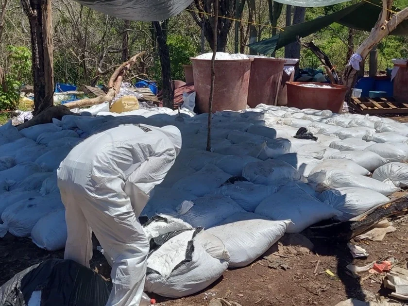 El golpe contra el narcotráfico fue revelado este 4 de septiembre por Omar García Harfuch. Crédito: X - @OHarfuch