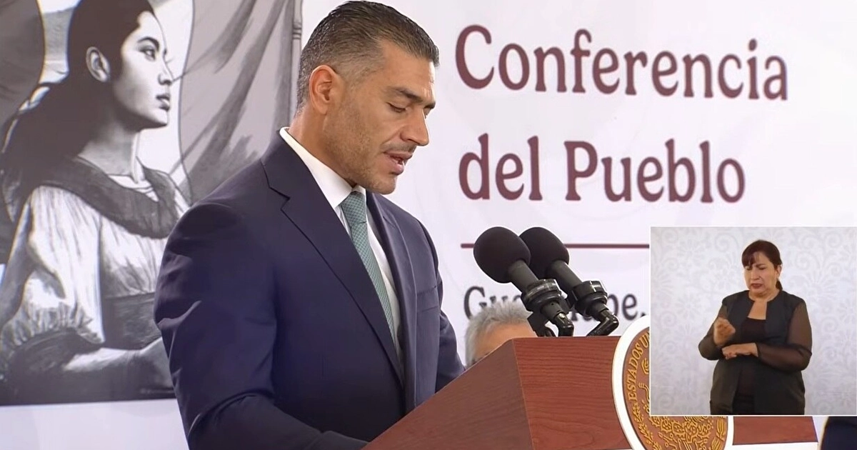 Harfuch dio a conocer detalles del la explosión de un coche bomba el pasado 30 de agosto en Zacatecas. (Impresión de pantalla)