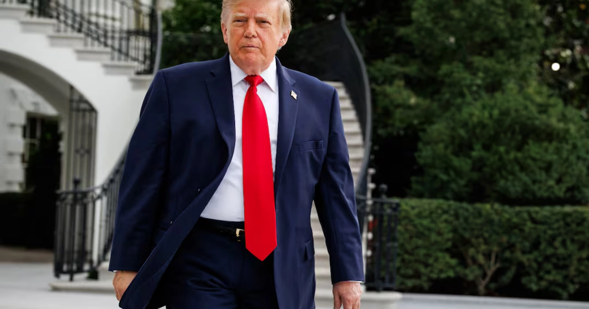 Donald Trump, presidente de Estados Unidos. (29/09/26) Foto: EFE