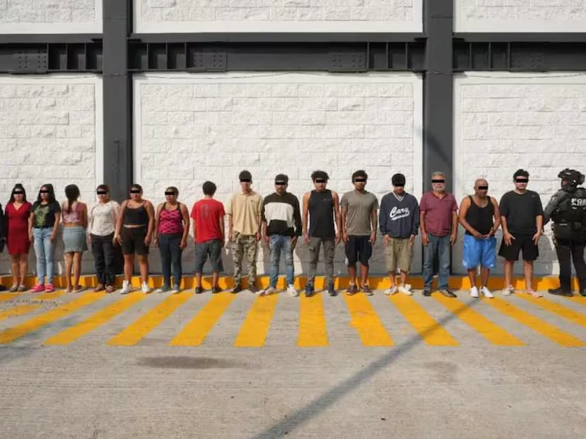 Detenidos por ataque en Las Granjas, Tuxtla Gutiérrez en Chiapas (20/09/2026)/ Foto: Tomada de X @FGEChiapas