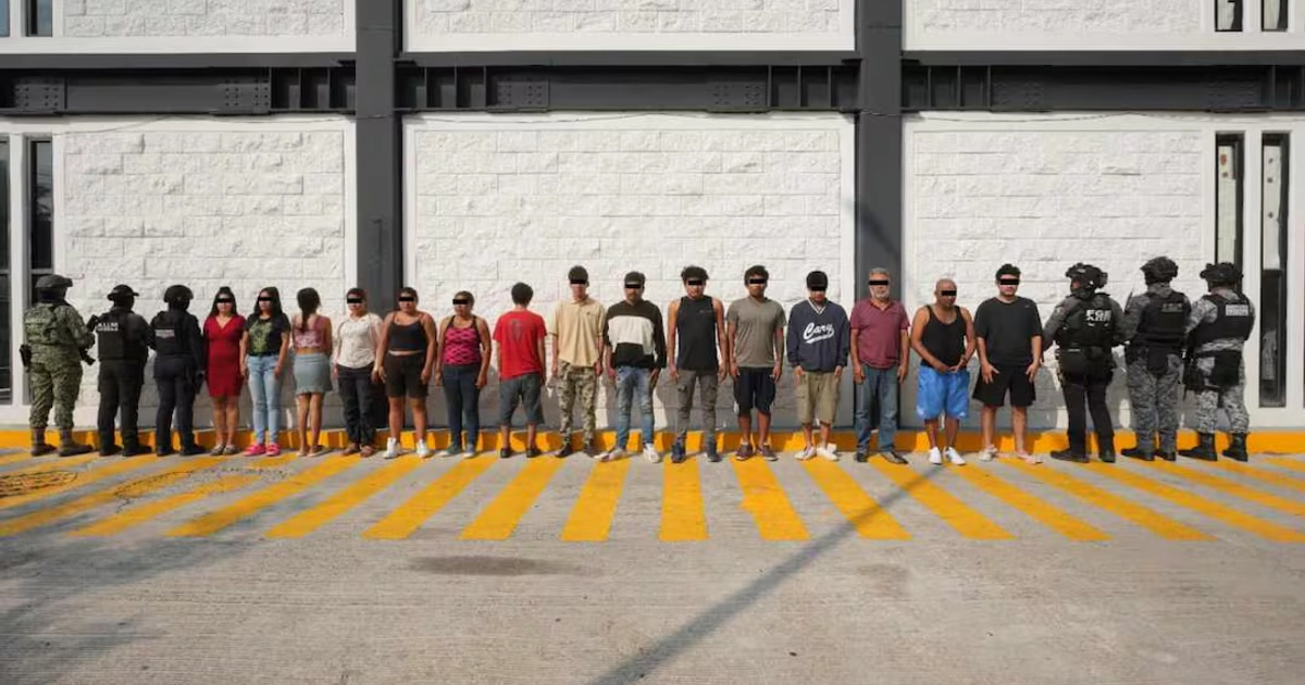 Detenidos por ataque en Las Granjas, Tuxtla Gutiérrez en Chiapas (20/09/2026)/ Foto: Tomada de X @FGEChiapas