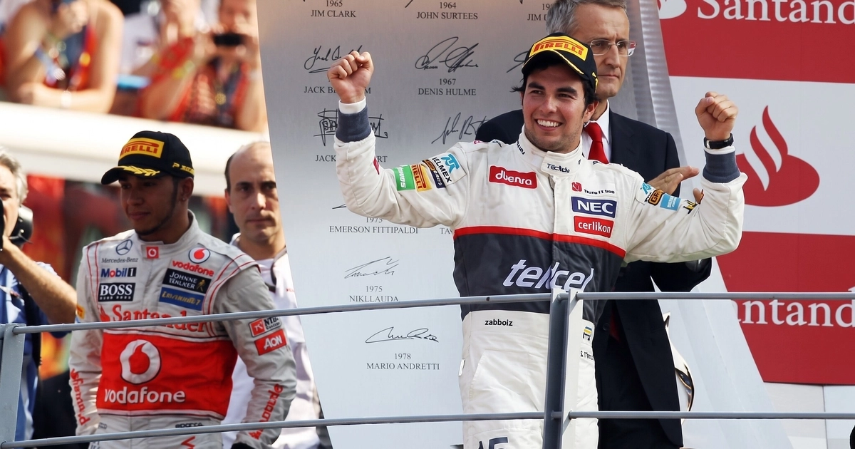 El piloto mexicano realizó una de sus mejores carreras con la escudería Sauber. (Imagen Ilustrativa Infobae)