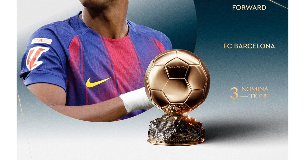 Los nominados al Balón de Oro 2026
