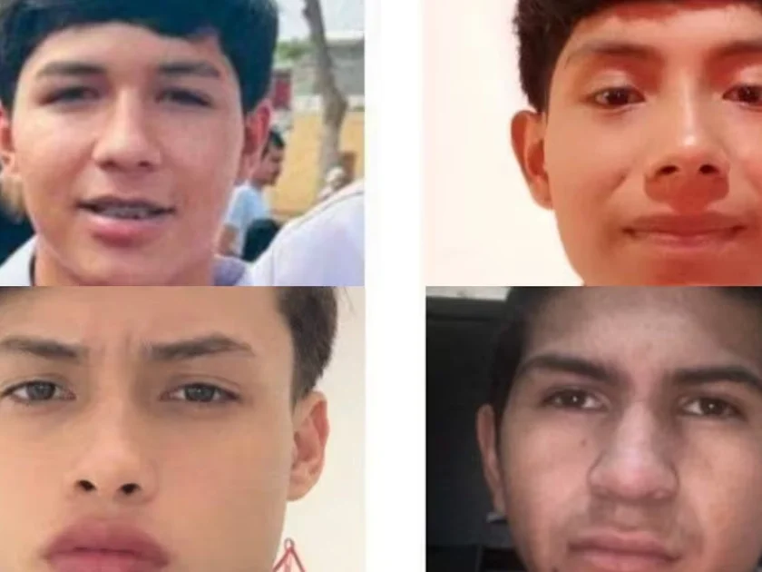 Desde el pasado lunes 14 de septiembre están desaparecidos cuatro jóvenes que acudieron a un domicilio en la colonia Arenales Tapatíos, en Zapopan. Foto: Comisión de Búsqueda de Personas del Estado de Jalisco