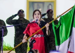 “Viva Carlos Manzo”: el mensaje de Grecia Quiroz durante el Grito de Independencia en Uruapan
