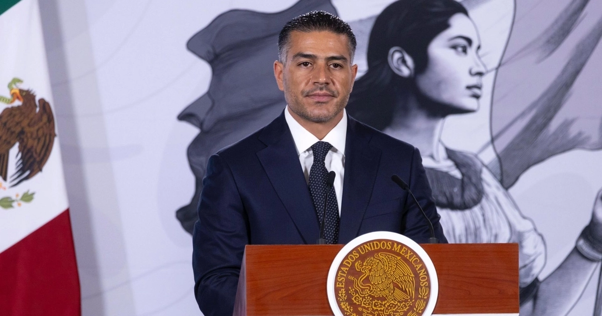 El mensaje de Harfuch llegó a través de sus canales oficiales. Foto: Presidencia