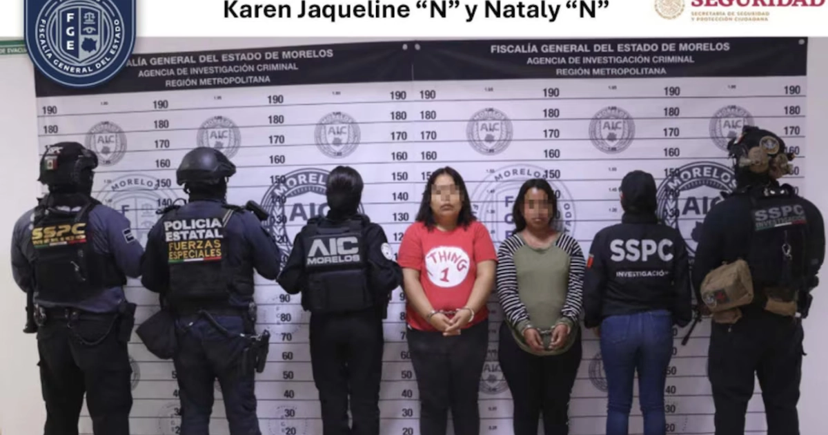 Karen Jaqueline “N” y Nataly “N” fueron detenidas el viernes 25 de septiembre en Guerrero por su probable responsabilidad en el feminicidio de Margarita Ceceña Martínez.