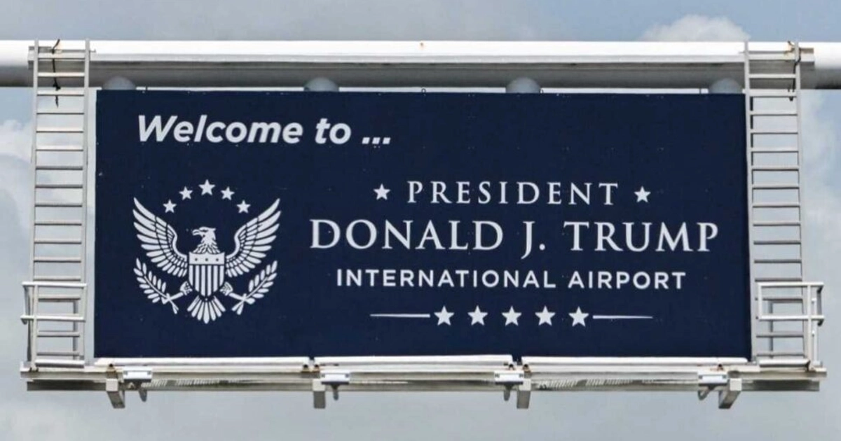 Aeropuerto de Palm Beach cambia de nombre y ahora honra al presidente Donald Trump