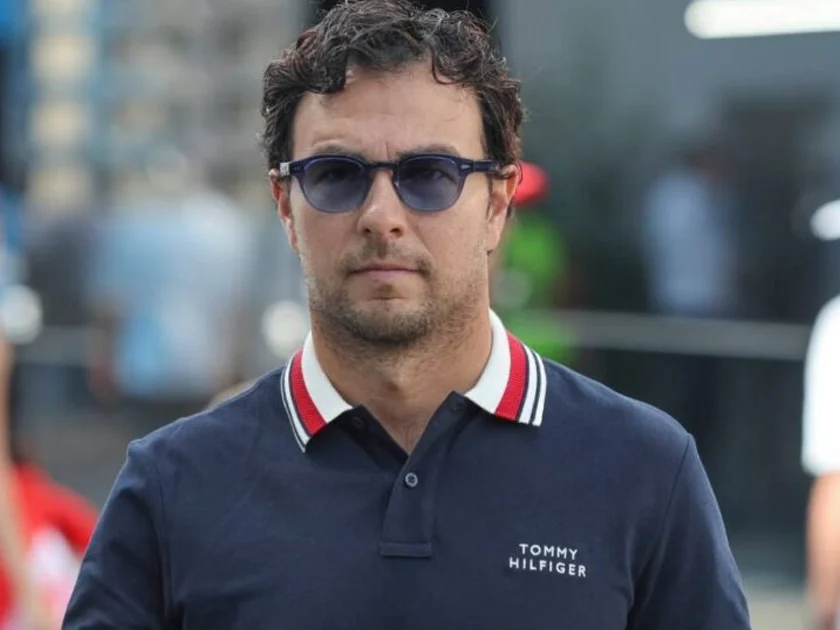 Checo Pérez prepara Show Run en Reforma. Foto: AFP