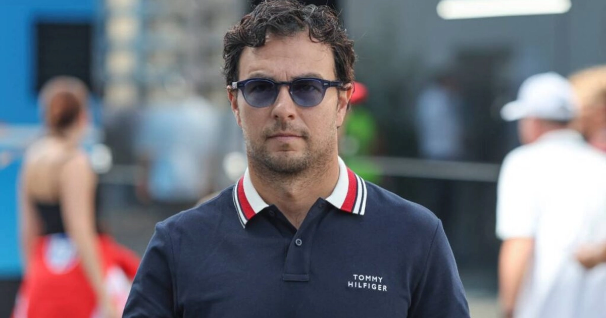 Checo Pérez prepara Show Run en Reforma. Foto: AFP