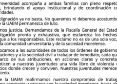 Consternación en Morelos: Asesinan a dos estudiantes de la UAEM y exigen justicia