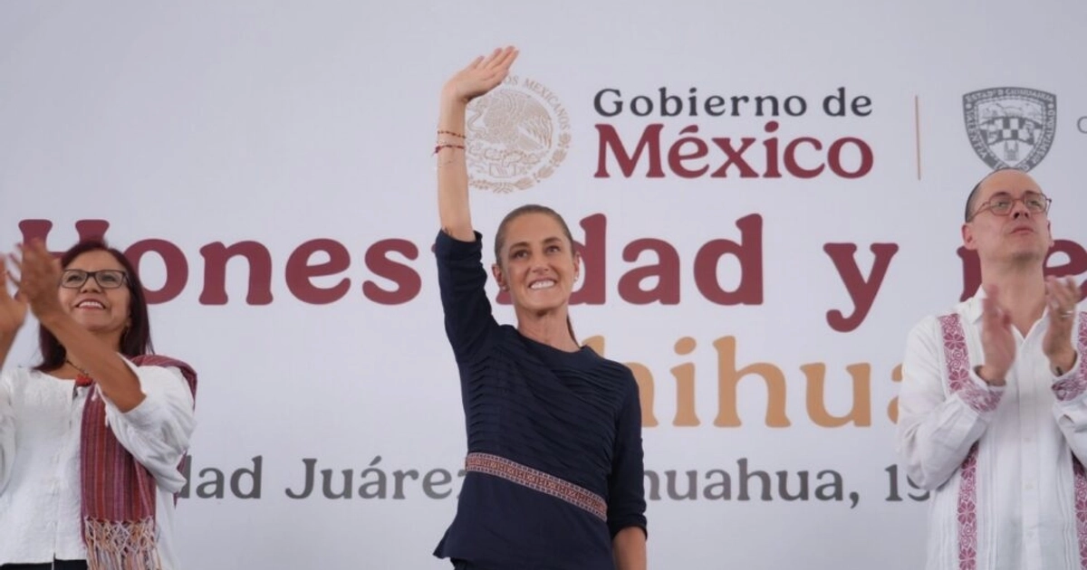 Desde Ciudad Juárez, Sheinbaum llama a defender la soberanía de México