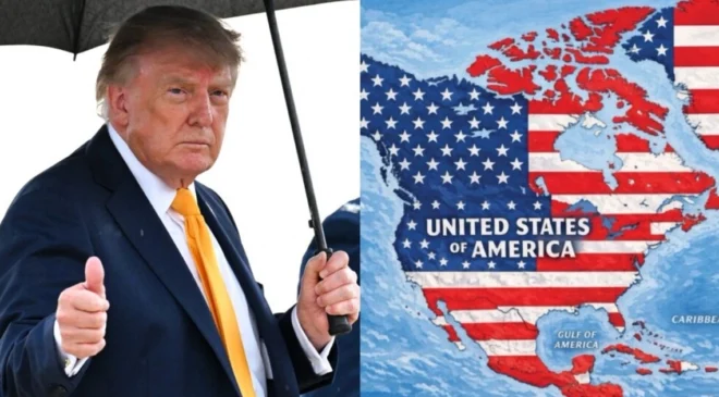Trump “anexa” a México, Canadá y Groenlandia a EE.UU.; Claudia Sheinbaum lanza mensaje sobre soberanía