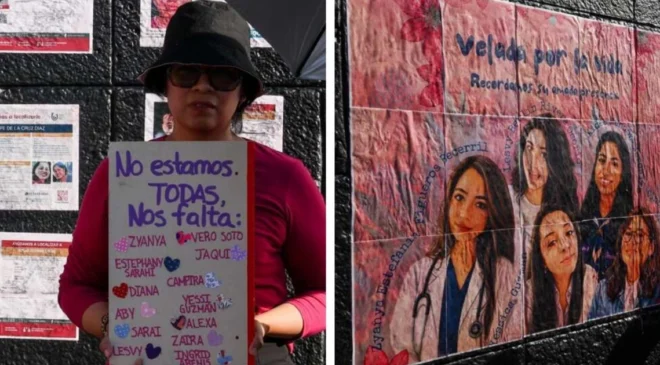 Al menos 6 estudiantes y mujeres desaparecidas, entre las víctimas recientes de feminicidio en México