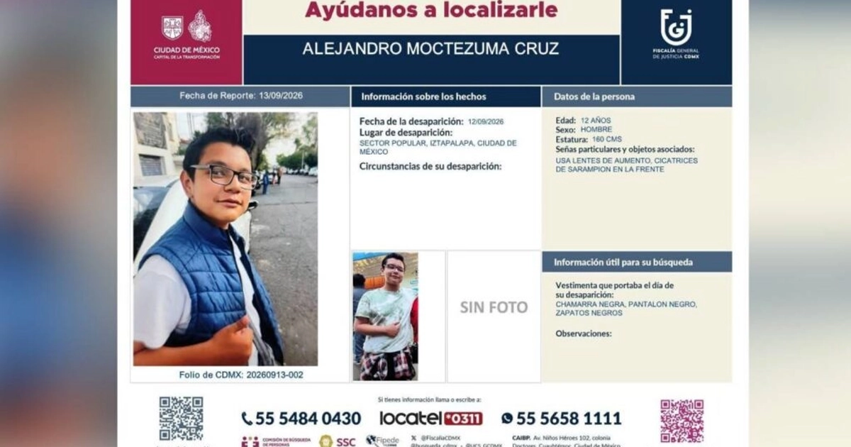 Buscan a Alejandro Moctezuma Cruz. Foto: Cuartoscuro