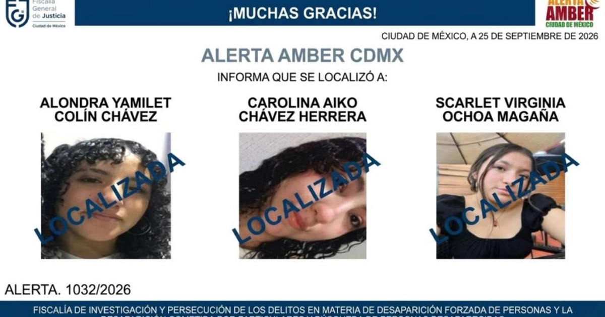 Desaparición de adolescentes en CDMX. Foto: FGJ