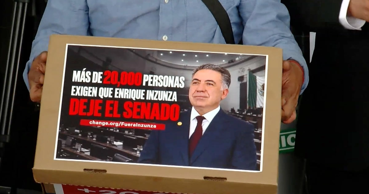Exigen la salida de Enrique Inzunza del Senado