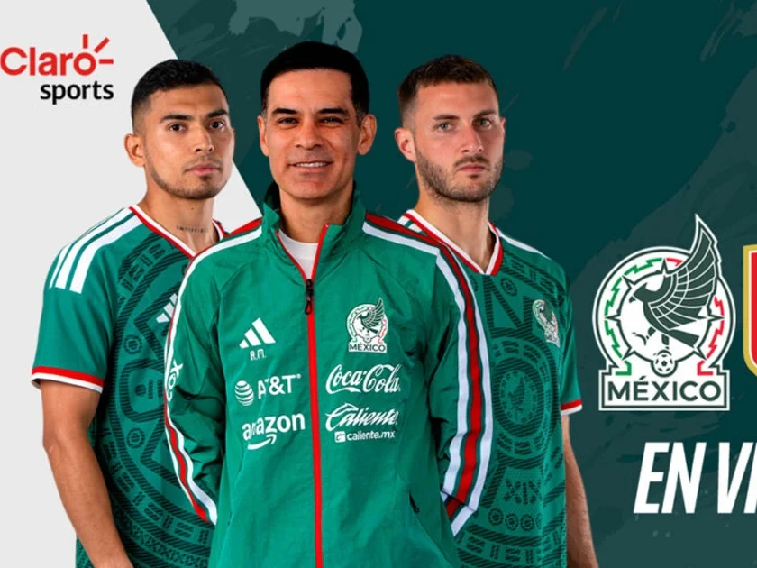 Selección mexicana de fútbol en partido amistoso