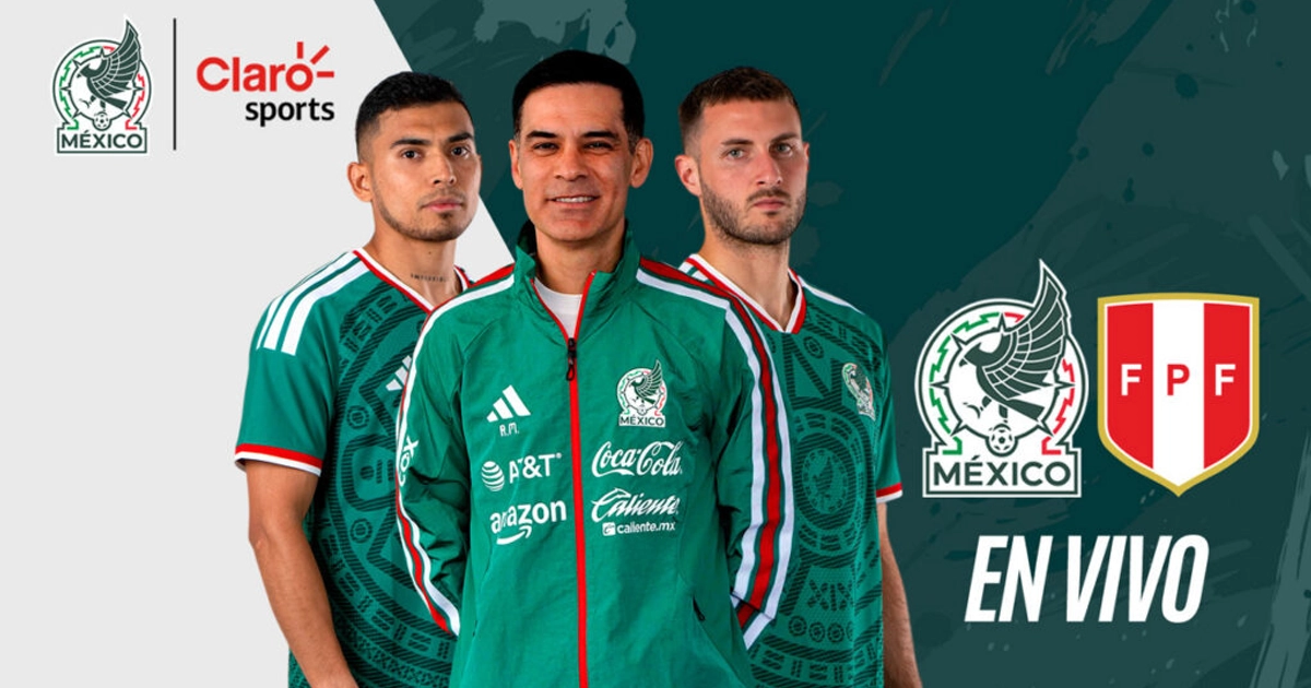 Selección mexicana de fútbol en partido amistoso