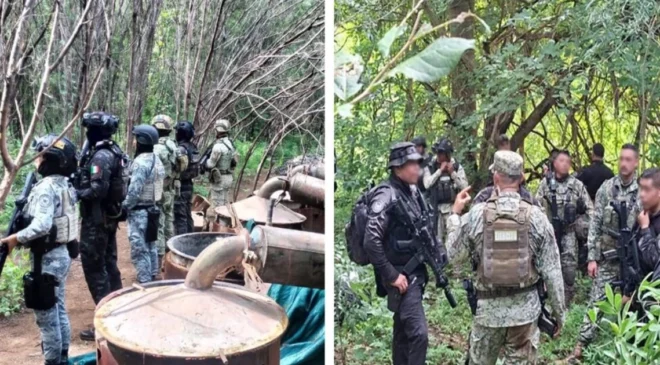 Desmantelan cuatro laboratorios clandestinos de metanfetamina en Guerrero y Michoacán