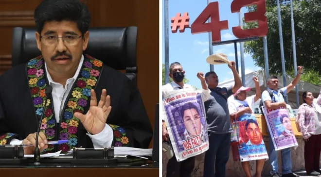 Familiares de los 43 se reúnen por primera vez con presidente de la SCJN por caso Ayotzinapa