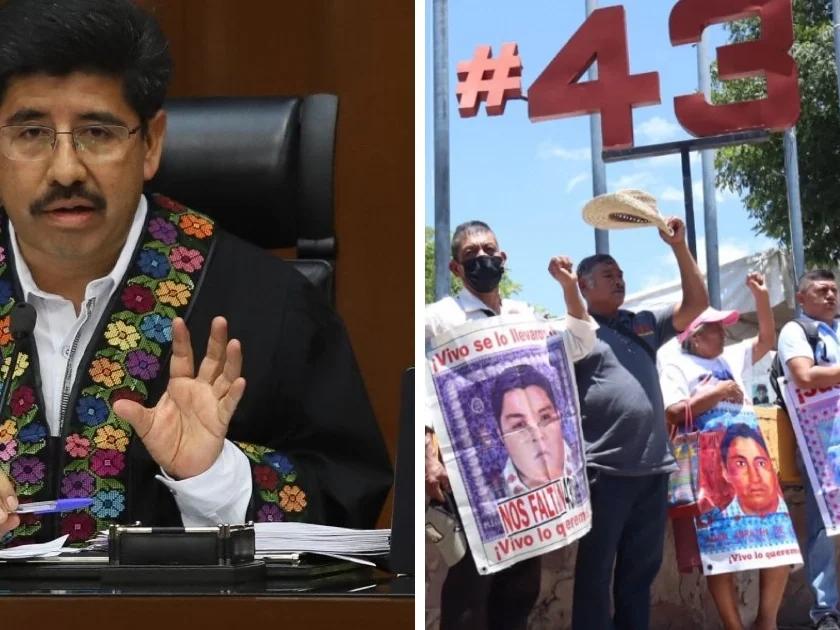 Familiares de los 43 se reúnen con el presidente de la SCJN. Foto: Cuartoscuro
