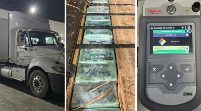 Aseguran 249 kilos de cocaína y fentanilo en la Aduana de Tijuana