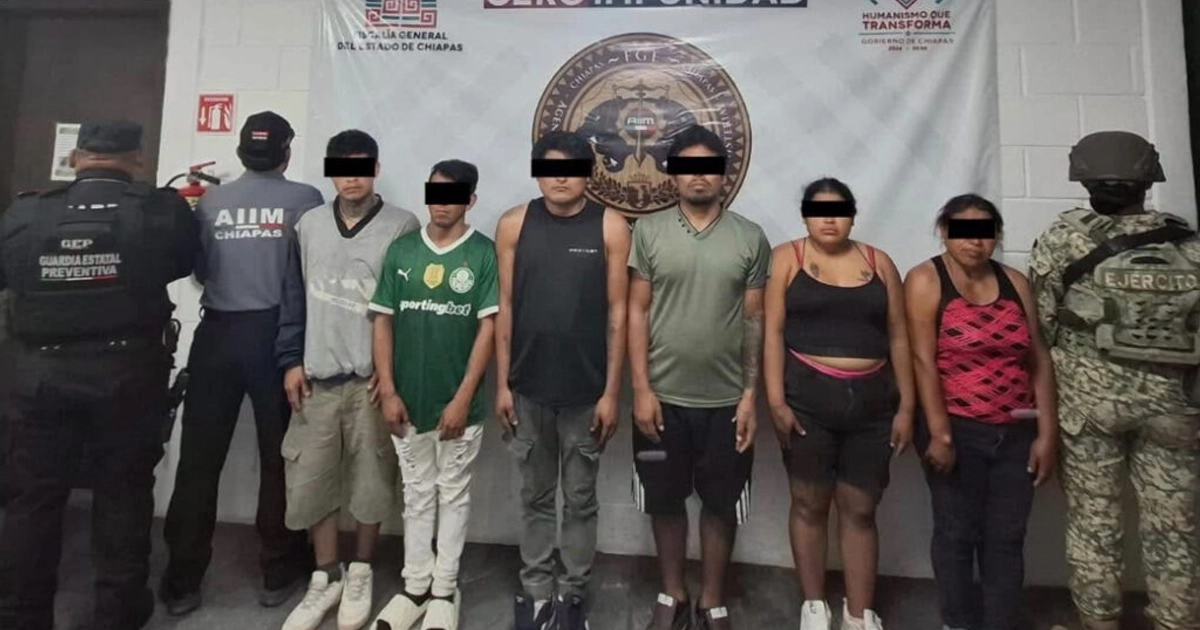 Detenidos por ataque en cancha de Chiapas. Foto: UnoTV.