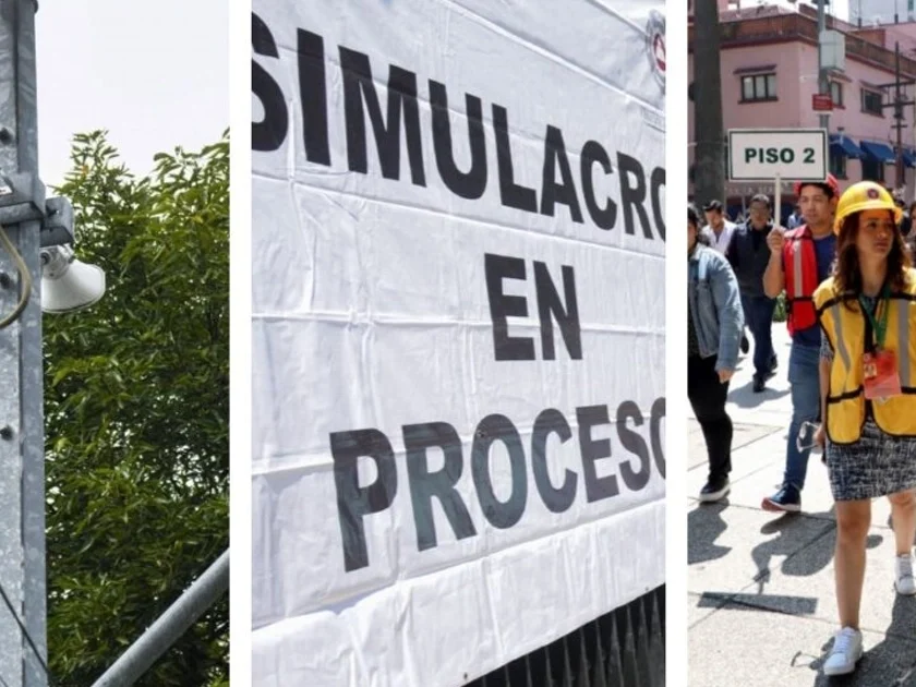Alistan primer Simulacro Nacional 2025. Foto: Cuartoscuro.