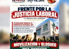 Sindicatos en Tabasco se suman a marcha nacional contra IMSS-Bienestar; harán bloqueos en el estado
